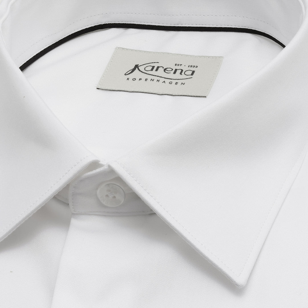 White Twill non-iron