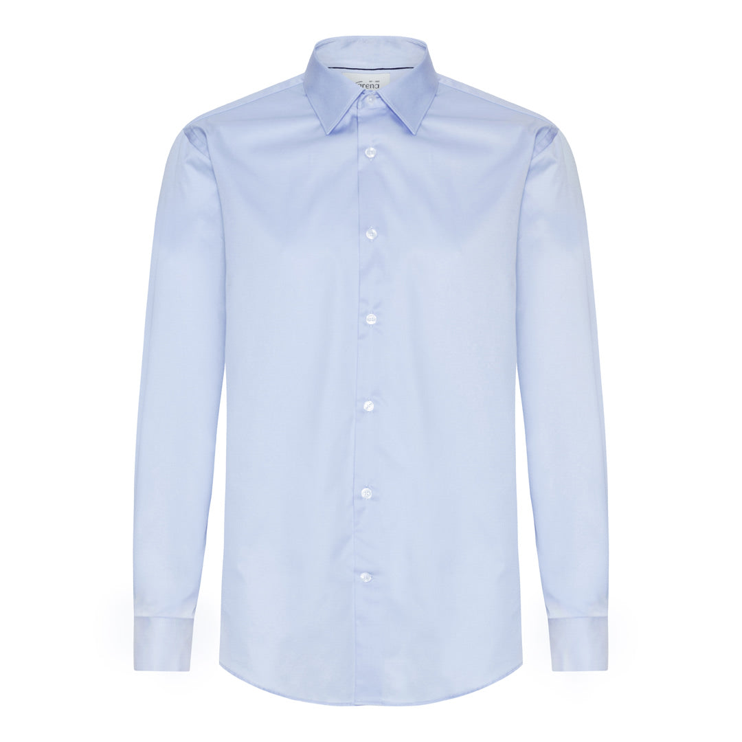 Light Blue Twill non-iron