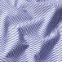 Fine Blue Striped Mayfair easy-iron