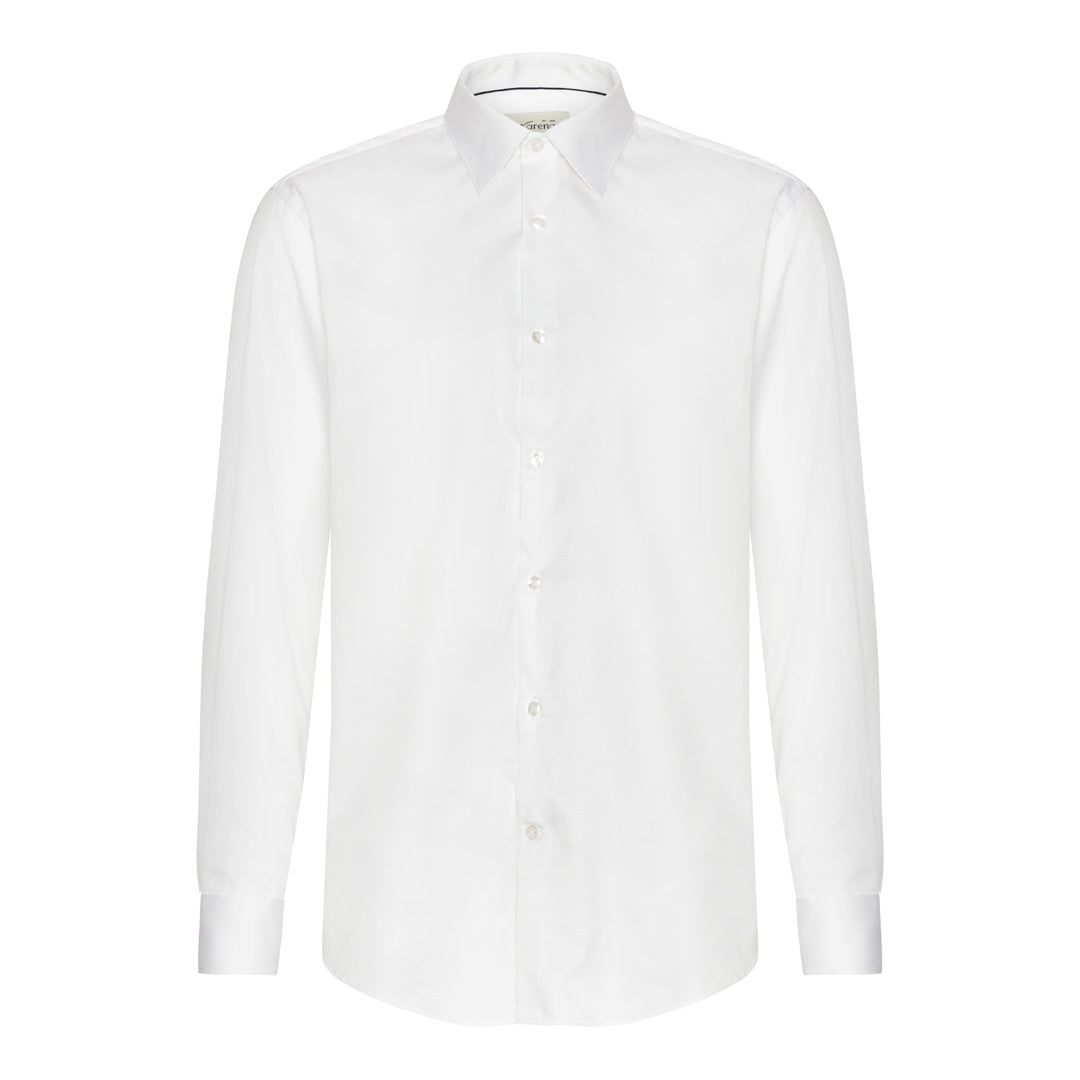 White Twill non-iron