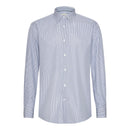 Blue Striped Mayfair easy-iron