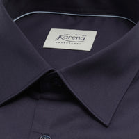 Dark Blue Twill non-iron